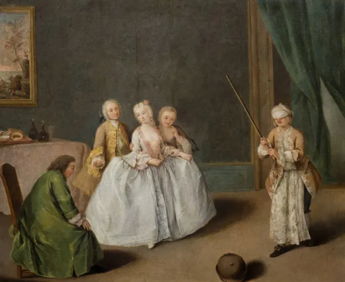 Framed Print : Il gioco della Pentola (The Game of the Cooking Pot), ca 1744 Framed Print : Il gioco della Pentola (The Game of the Cooking Pot), ca 1744