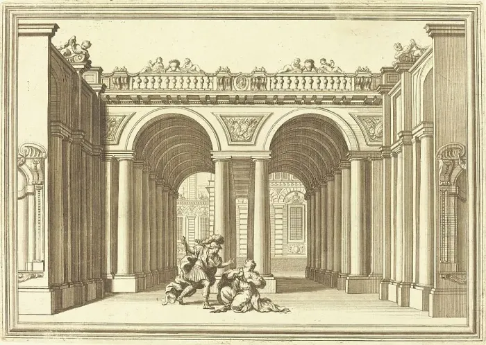 Framed Print : Il Greco in Troia: Plate 9. Creator: Arnold van Westerhout Framed Print : Il Greco in Troia: Plate 9. Creator: Arnold van Westerhout