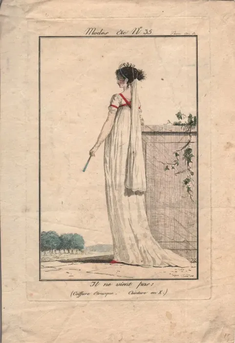 Framed Print : Il ne vient pas! (Hes not coming!), 1800 Framed Print : Il ne vient pas! (Hes not coming!), 1800