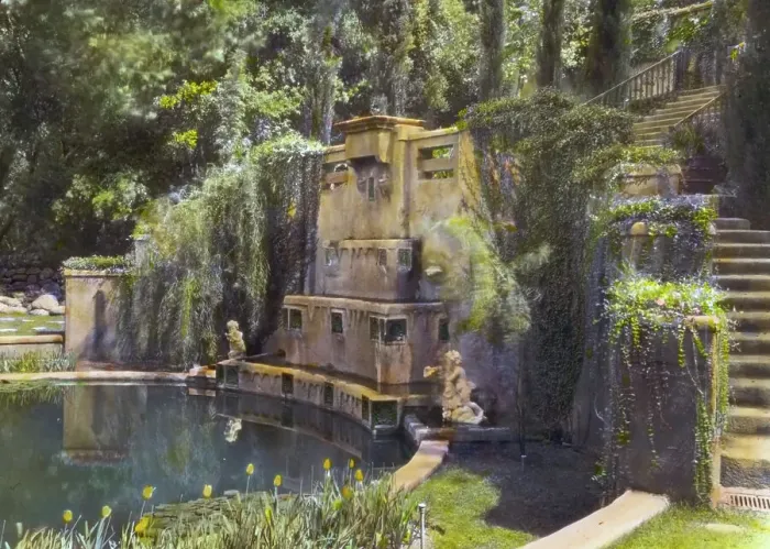 Framed Print : Il Paradiso, Mrs. Dudley Peter Allen house, 1188 Hillcrest Avenue, Oak Knoll, Pasadena, CA, 1917. Creator: Frances Benjamin Johnston. Il Paradiso, Mrs. Dudley Peter Allen house, 1188 Hillcrest Avenue, Oak Knoll, Pasadena, CA, 1917 Framed Print : Il Paradiso, Mrs. Dudley Peter Allen house, 1188 Hillcrest Avenue, Oak Knoll, Pasadena, CA, 1917. Creator: Frances Benjamin Johnston. Il Paradiso, Mrs. Dudley Peter Allen house, 1188 Hillcrest Avenue, Oak Knoll, Pasadena, CA, 1917