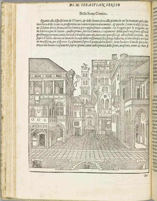 Framed Print : Il secondo libro di prospettiva, 1566. Creator: Serlio, Sebastiano (1475-c. 1554) Framed Print : Il secondo libro di prospettiva, 1566. Creator: Serlio, Sebastiano (1475-c. 1554)