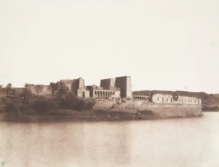 Framed Print : Ile de Fileh (Philae), Vu Generale Prise du Nord-Ouest au Point A, 1851-52 Framed Print : Ile de Fileh (Philae), Vu Generale Prise du Nord-Ouest au Point A, 1851-52