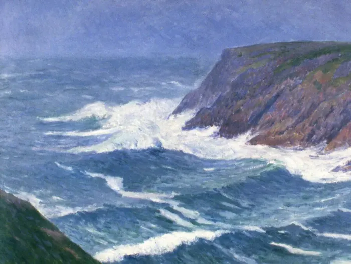 Framed Print : Ile de Groix, paysage cotier (entree du port Saint Nicolas), 1908 Framed Print : Ile de Groix, paysage cotier (entree du port Saint Nicolas), 1908