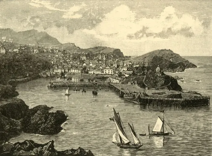 Framed Print : Ilfracombe, 1898. Creator: Unknown Framed Print : Ilfracombe, 1898. Creator: Unknown