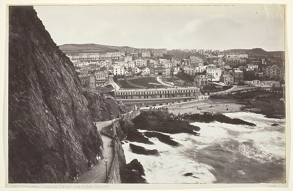 Ilfracombe, Capstone Parade and Wildersmouth, 1860  /  94. Creator: Francis Bedford
