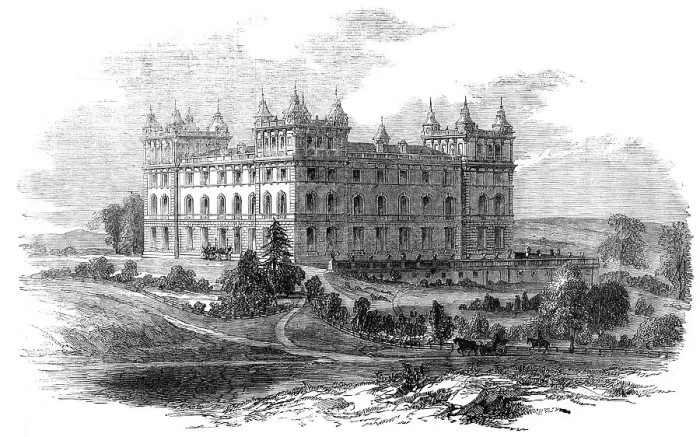 Framed Print : Ilkley Wells Hydropathic Establishment (and Hotel), 1856. Creator: Unknown Framed Print : Ilkley Wells Hydropathic Establishment (and Hotel), 1856. Creator: Unknown