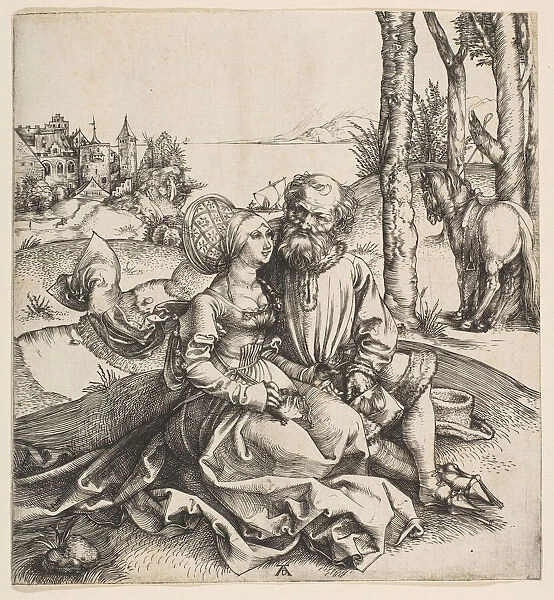 The Ill-Assorted Couple, ca. 1495. Creator: Albrecht Durer