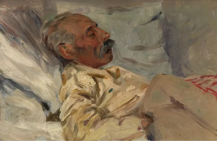 Framed Print : My Ill Grandfather, 1892. Creator: Henri Evenepoel Framed Print : My Ill Grandfather, 1892. Creator: Henri Evenepoel