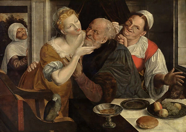 The Ill matched Couple, 16th century. Creator: Massys (Matsys), Jan (1510-1575)