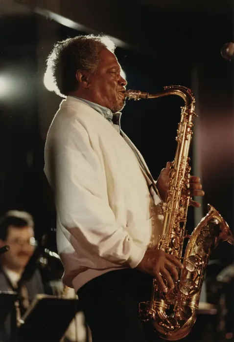 Framed Print : Illinois Jacquet, North Sea Jazz Festival, Netherlands, 1992. Creator: Brian Foskett Framed Print : Illinois Jacquet, North Sea Jazz Festival, Netherlands, 1992. Creator: Brian Foskett