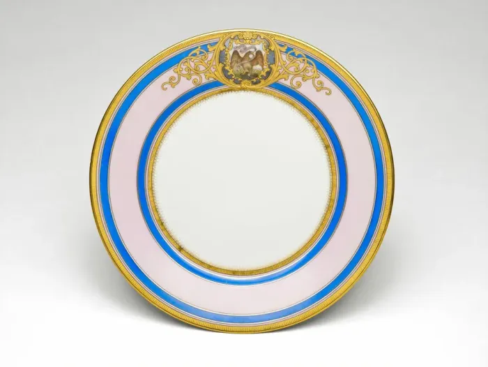 Framed Print : Illinois Plate, c. 1878  /  89. Creators: Joseph S. Potter, Unknown