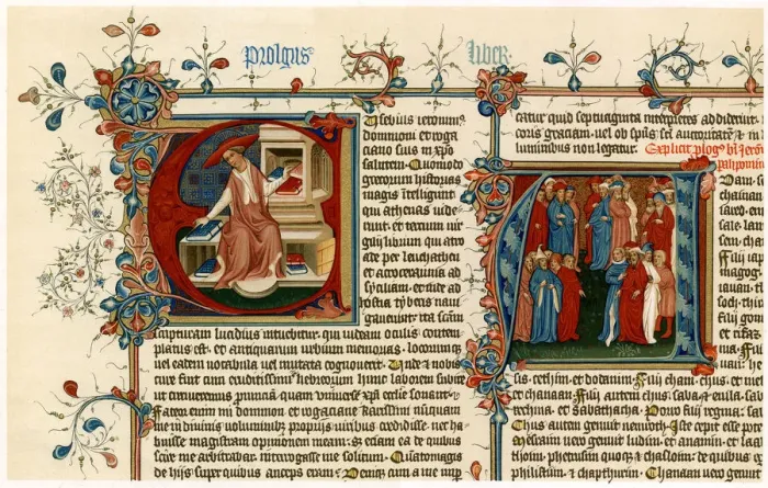 Framed Print : Illuminated initial letters, 1405-1415 Framed Print : Illuminated initial letters, 1405-1415