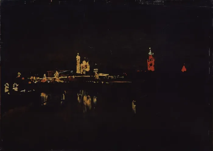 Framed Print : Illumination of the Moscow Kremlin, 1896. Artist: Levitan, Isaak Ilyich (1860-1900) Framed Print : Illumination of the Moscow Kremlin, 1896. Artist: Levitan, Isaak Ilyich (1860-1900)