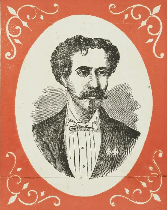 Framed Print : Illusionist Professor Herrmann, 1872. Creator: Unknown Framed Print : Illusionist Professor Herrmann, 1872. Creator: Unknown