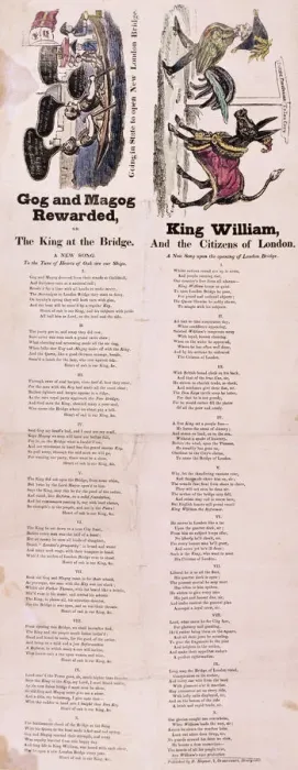 Framed Print : An illustrated songsheet, 1831 Framed Print : An illustrated songsheet, 1831