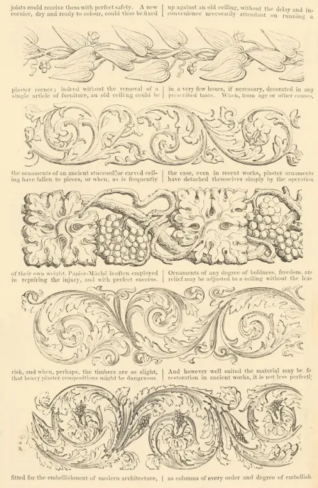 Framed Print : Illustrated Tariff of the Improved Papier-MachePicture Frames, also
