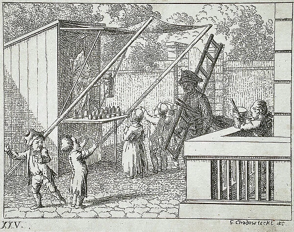 Illustration for Basedow's Elementary Work, 1770. Creator: Daniel Nikolaus Chodowiecki
