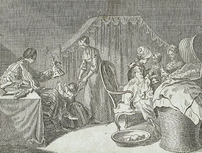 Framed Print : Illustration for Basedow's Elementary Work, 1770. Creator: Daniel Nikolaus Chodowiecki Framed Print : Illustration for Basedow's Elementary Work, 1770. Creator: Daniel Nikolaus Chodowiecki