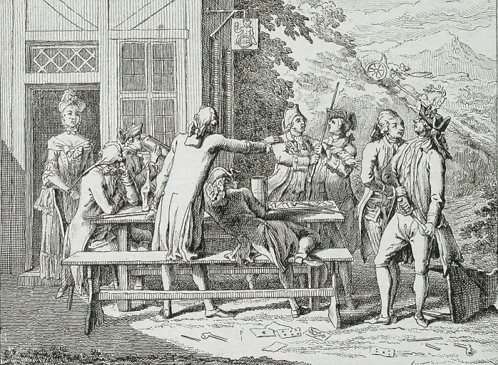 Framed Print : Illustration for Basedow's Elementary Work, 1770. Creator: Daniel Nikolaus Chodowiecki Framed Print : Illustration for Basedow's Elementary Work, 1770. Creator: Daniel Nikolaus Chodowiecki