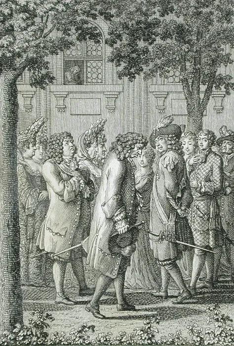 Framed Print : Illustration for Becker's Almanac for 1798, c1798. Creator: Daniel Nikolaus Chodowiecki Framed Print : Illustration for Becker's Almanac for 1798, c1798. Creator: Daniel Nikolaus Chodowiecki