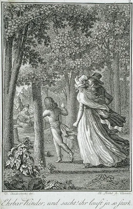 Framed Print : Illustration for Becker's Almanac for 1798, c1798. Creator: Daniel Nikolaus Chodowiecki Framed Print : Illustration for Becker's Almanac for 1798, c1798. Creator: Daniel Nikolaus Chodowiecki