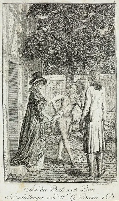 Framed Print : Illustration for Becker's Almanac for 1799, c1799. Creator: Daniel Nikolaus Chodowiecki Framed Print : Illustration for Becker's Almanac for 1799, c1799. Creator: Daniel Nikolaus Chodowiecki
