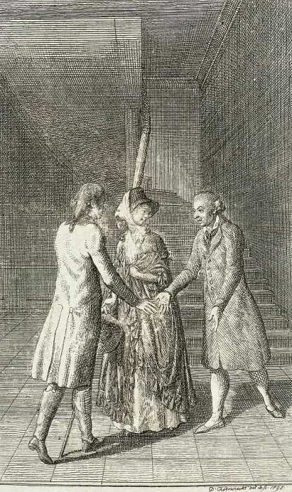 Framed Print : Illustration for Becker's Almanac for 1799, c1799. Creator: Daniel Nikolaus Chodowiecki Framed Print : Illustration for Becker's Almanac for 1799, c1799. Creator: Daniel Nikolaus Chodowiecki