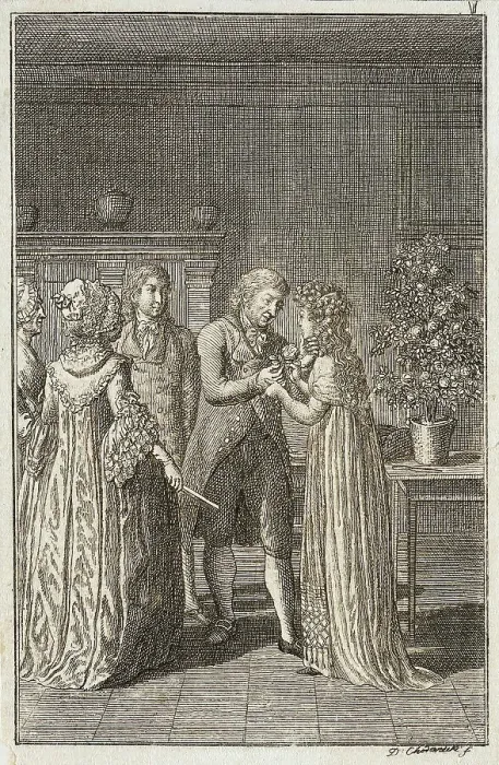 Framed Print : Illustration for Becker's Almanac for 1800, c1800. Creator: Daniel Nikolaus Chodowiecki Framed Print : Illustration for Becker's Almanac for 1800, c1800. Creator: Daniel Nikolaus Chodowiecki