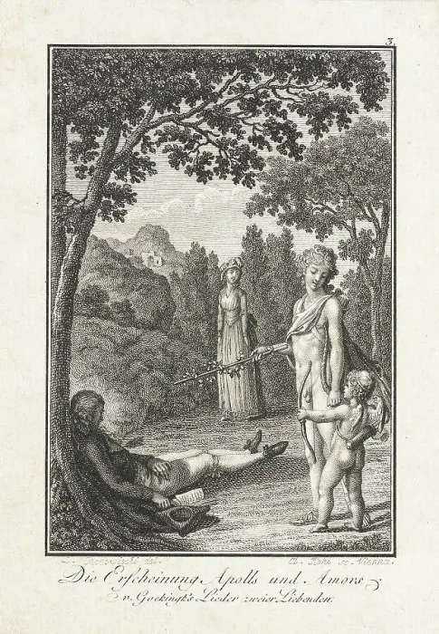 Framed Print : Illustration from Becker's Pocketbook, 1796. Creator: Daniel Nikolaus Chodowiecki Framed Print : Illustration from Becker's Pocketbook, 1796. Creator: Daniel Nikolaus Chodowiecki
