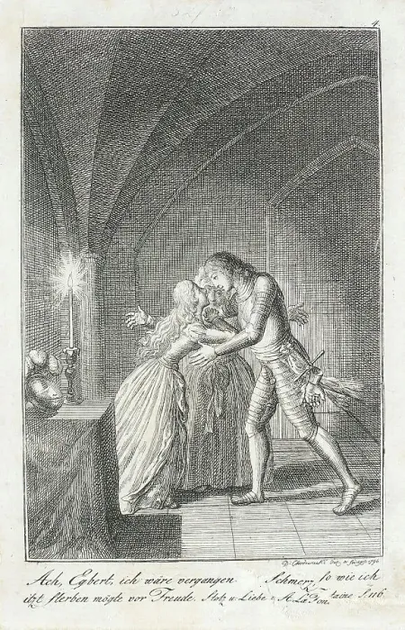 Framed Print : Illustration for Becker's Pocketbook, 1797. Creator: Daniel Nikolaus Chodowiecki Framed Print : Illustration for Becker's Pocketbook, 1797. Creator: Daniel Nikolaus Chodowiecki