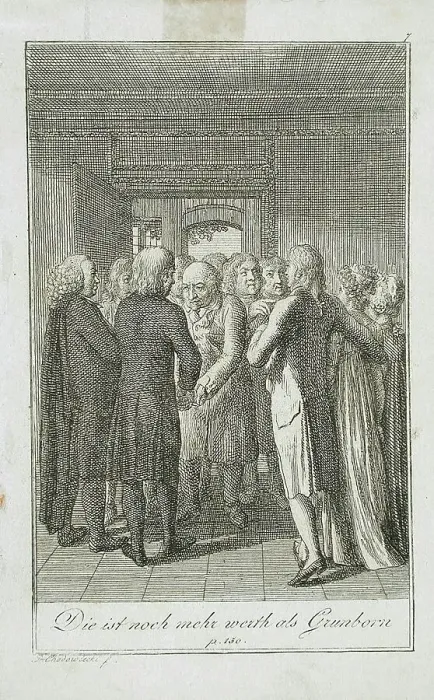 Framed Print : Illustration to Becker's Pocketbook für 1799. Creator: Daniel Nikolaus Chodowiecki