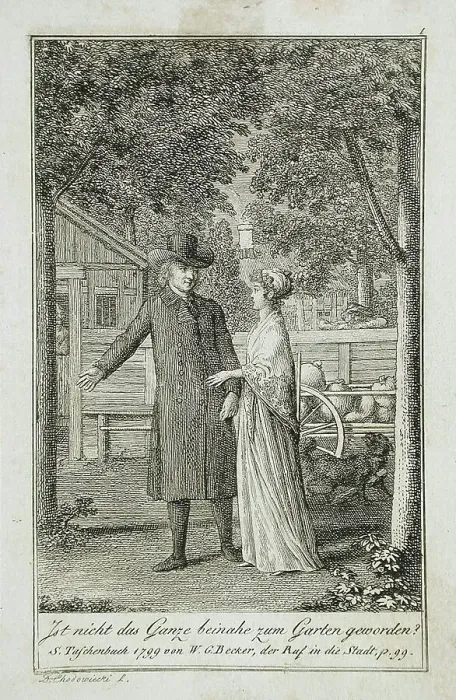 Framed Print : Illustration to Becker's Pocketbook für 1799. Creator: Daniel Nikolaus Chodowiecki Framed Print : Illustration to Becker's Pocketbook für 1799. Creator: Daniel Nikolaus Chodowiecki