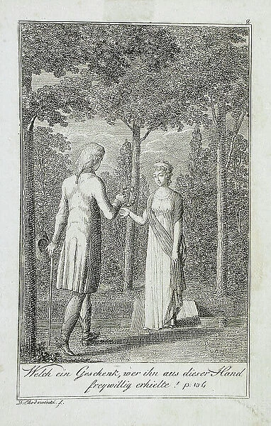 Illustration to Becker's Pocketbook für 1799. Creator: Daniel Nikolaus Chodowiecki