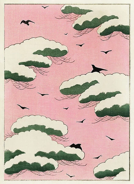 Illustration from Bijutsu Sekai (Art World), 1893-1896. Creator: Seitei (Shotei), Watanabe (1851-1918)