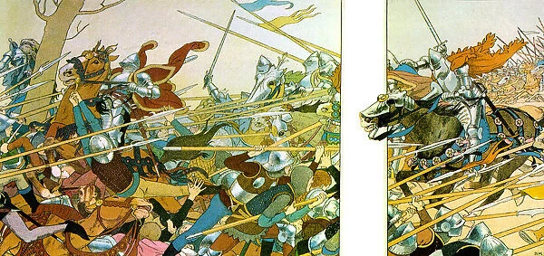 Illustration from the book La Vie de Jeanne d Arc, 1896. Artist: Louis Maurice Boutet de Monvel