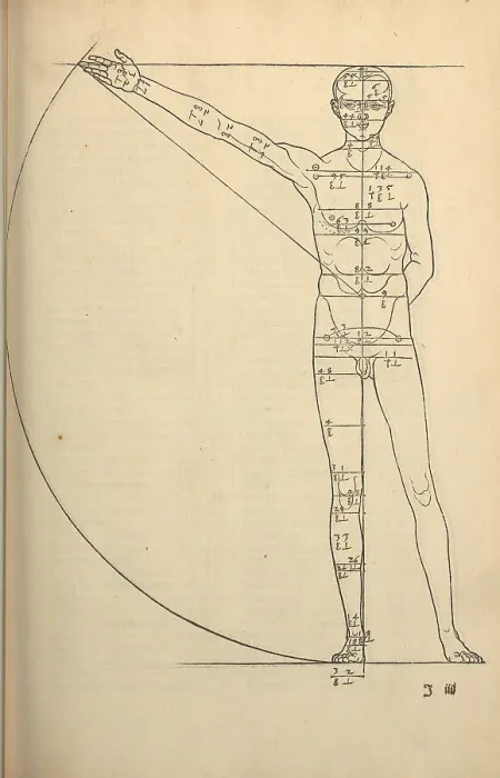 Framed Print : Illustration from the Four Books on Human Proportion, 1528. Creator: Dürer, Albrecht (1471-1528) Framed Print : Illustration from the Four Books on Human Proportion, 1528. Creator: Dürer, Albrecht (1471-1528)