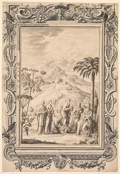 Illustration and Border Design for Kupfer-Bibel (Copper Bible), c. 1730. Creator