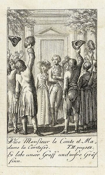 Illustration for Caroline of Lichtfield, 1786. Creator: Daniel Nikolaus Chodowiecki