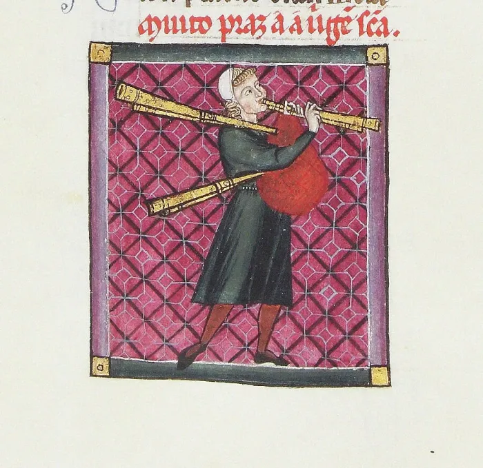 Framed Print : Illustration from the codex of the Cantigas de Santa Maria, c. 1280. Creator: Anonymous Framed Print : Illustration from the codex of the Cantigas de Santa Maria, c. 1280. Creator: Anonymous