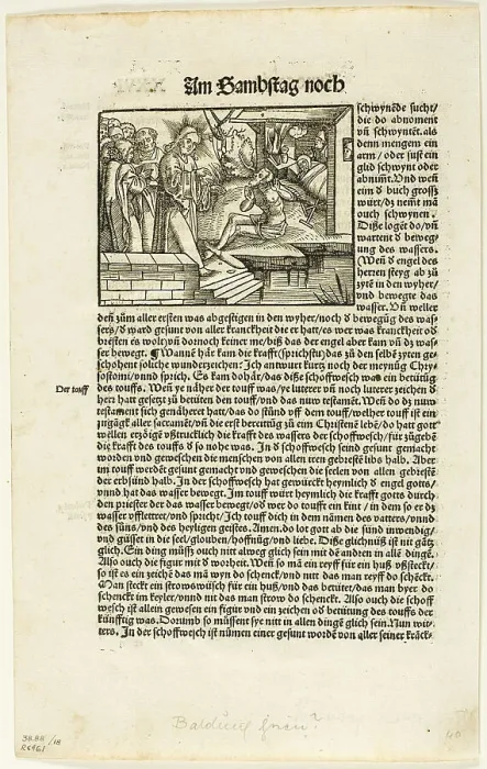 Framed Print : Illustration from Das Buch der Evangelien, plate eighteen from Woodcuts...assembled... 1937. Creators: Unknown, Max Geisberg Framed Print : Illustration from Das Buch der Evangelien, plate eighteen from Woodcuts...assembled... 1937. Creators: Unknown, Max Geisberg