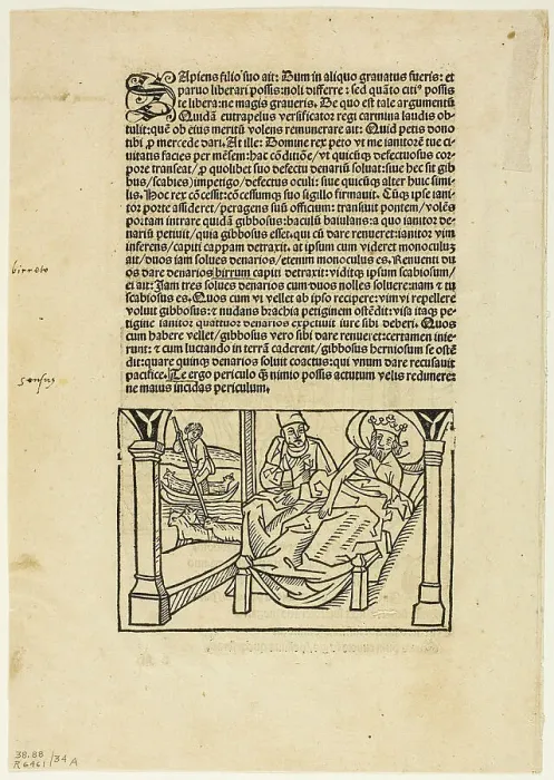 Framed Print : Illustration from Fabulae Aesopi, plate 34 from Woodcuts... 1501, assembled...1937. Creators: Unknown, Max Geisberg. Illustration from Fabulae Aesopi, plate 34 from Woodcuts... 1501, assembled...1937. Creators: Unknown, Max Geisberg Framed Print : Illustration from Fabulae Aesopi, plate 34 from Woodcuts... 1501, assembled...1937. Creators: Unknown, Max Geisberg. Illustration from Fabulae Aesopi, plate 34 from Woodcuts... 1501, assembled...1937. Creators: Unknown, Max Geisberg