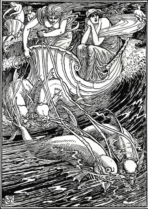 Framed Print : Illustration for the Faerie Queene, c1890, (1897). Artist: Walter Crane