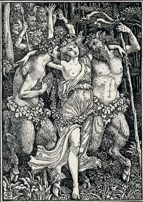 Framed Print : Illustration for the Faerie Queene, c1890, (1897). Artist: Walter Crane Framed Print : Illustration for the Faerie Queene, c1890, (1897). Artist: Walter Crane