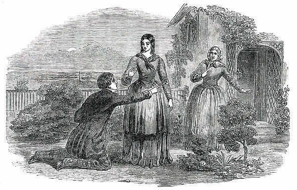 Illustration to 'Fred Holdersworth; or, Love and Pride', by Thomas Miller, 1850. Creator: Unknown. Illustration to 'Fred Holdersworth; or, Love and Pride', by Thomas Miller, 1850. Creator: Unknown