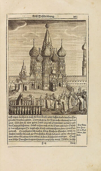 Illustration from: Vermehrte Newe Beschreibung der Muscowitischen und Persianischen Reyse, 1656. Creator: Olearius, Adam (1599-1671)