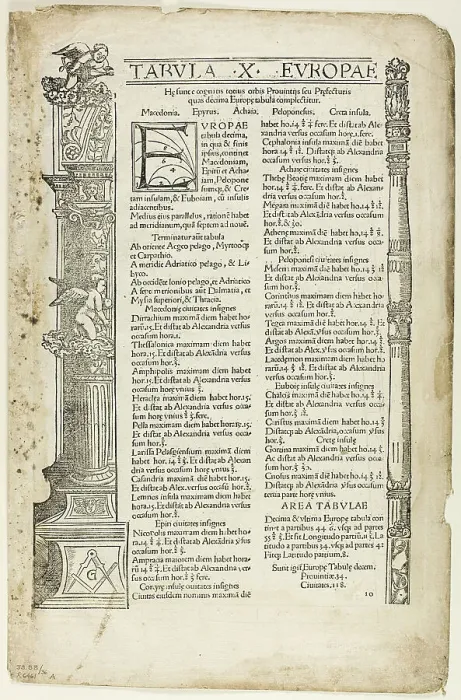 Framed Print : Illustration from Geographia, plate 36 from Woodcuts from Books... 1525, assembled...1937. Creators: Unknown, Max Geisberg. Illustration from Geographia, plate 36 from Woodcuts from Books... 1525, assembled...1937 Framed Print : Illustration from Geographia, plate 36 from Woodcuts from Books... 1525, assembled...1937. Creators: Unknown, Max Geisberg. Illustration from Geographia, plate 36 from Woodcuts from Books... 1525, assembled...1937