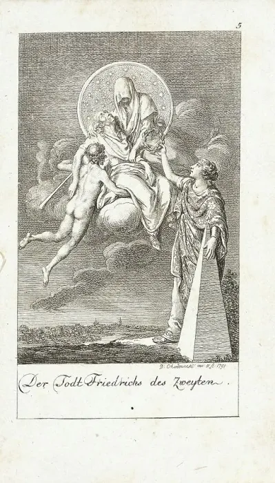 Framed Print : Illustration for Six Great Events of the Last Decade, 1791. Creator: Daniel Nikolaus Chodowiecki Framed Print : Illustration for Six Great Events of the Last Decade, 1791. Creator: Daniel Nikolaus Chodowiecki