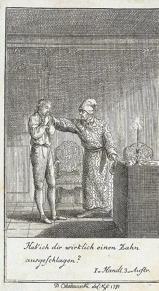 Illustration for Gust. Fr. Wilh. Grossman Not More than Six Bowls, 1781. Creator: Daniel Nikolaus Chodowiecki