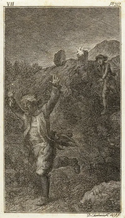 Framed Print : Illustration for Henry Pestalozzi's Leonard and Gertrude or the Village Customs, 1782. Creator: Daniel Nikolaus Chodowiecki Framed Print : Illustration for Henry Pestalozzi's Leonard and Gertrude or the Village Customs, 1782. Creator: Daniel Nikolaus Chodowiecki