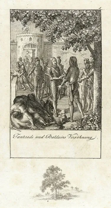 Framed Print : Illustration for History of the First Crusades, 1800. Creator: Daniel Nikolaus Chodowiecki Framed Print : Illustration for History of the First Crusades, 1800. Creator: Daniel Nikolaus Chodowiecki